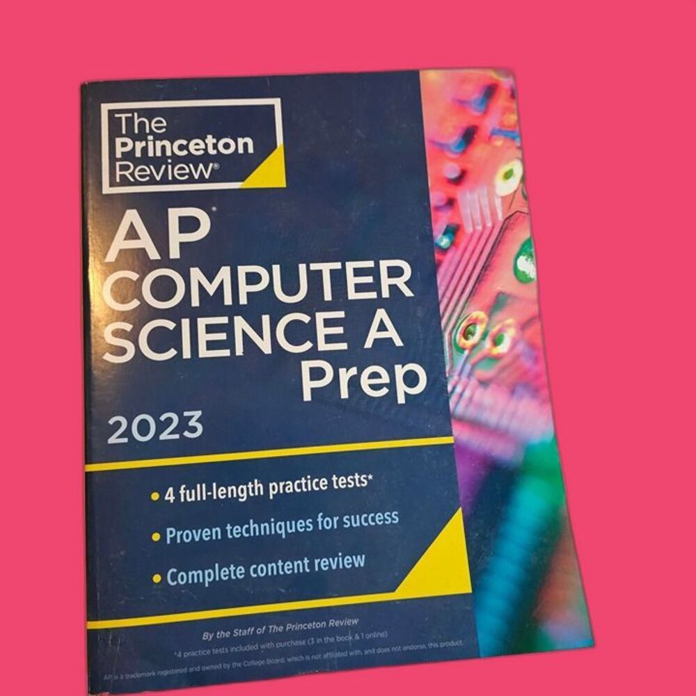 The Princeton Review AP Computer Science A Prep 2023 – 4 Practice Tests, Study G